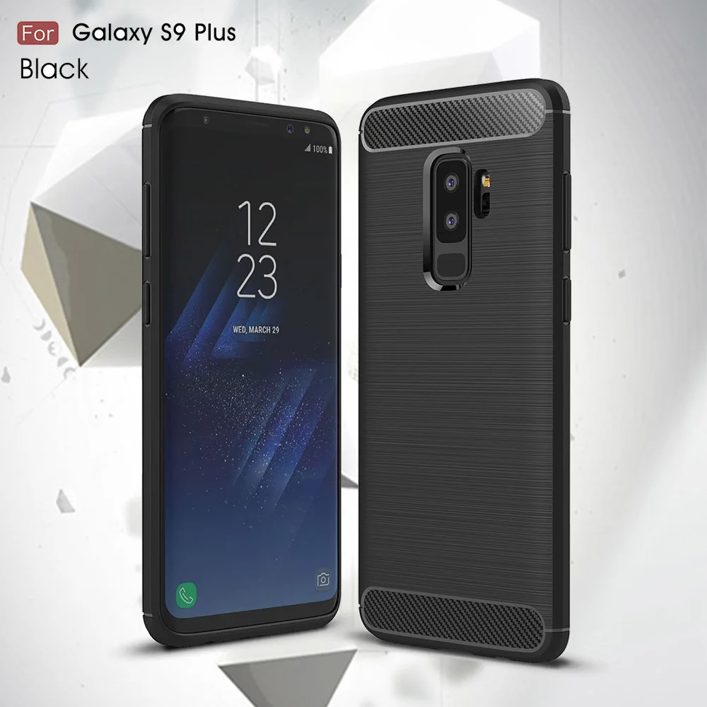 Чехол для телефона принципиально samsung S9 плюс Galaxy S8 S7 край S6 чехол углеродного