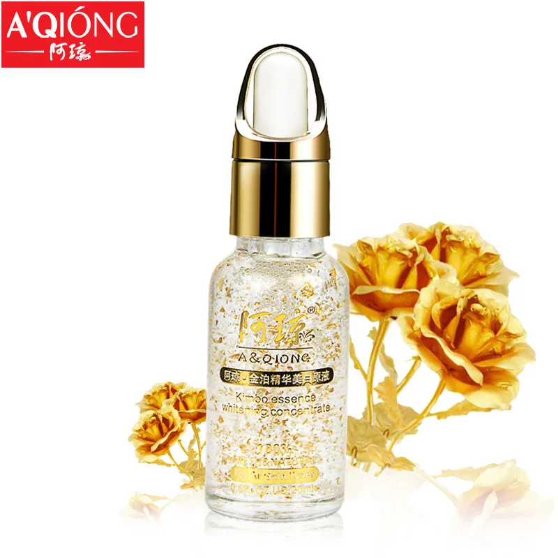 

20ml Brand Pure 24K Gold Essence Anti Wrinkle Face Anti Aging Collagen Whitening Moisturizing Hyaluronic Acid Liquid