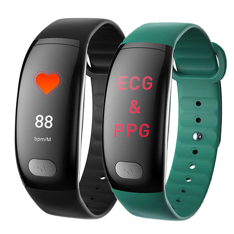 Teamyo B51 Smart Wristband ECG+PPG Blood Pressure Fitness Tracker Smart band IP67 Waterproof Pedometer Bracelet for android ios