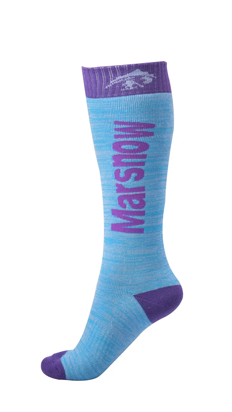 المهنية الجوارب الرجال شتاء دافئ ساخنة الجليد الاحترار thermosocks الدافئة الركبة عالية الجوارب الشتوية التزلج الرياضة
