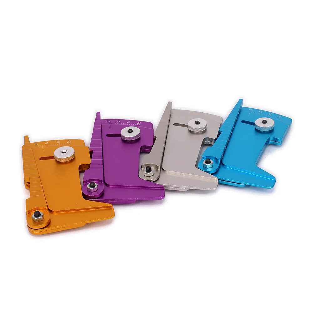 

1PC RCAWD Aluminum Camber Gauge&Ride Height Gauge Tool/Adjustable ruler for adjusting height and wheel rim camber RC CarHSP