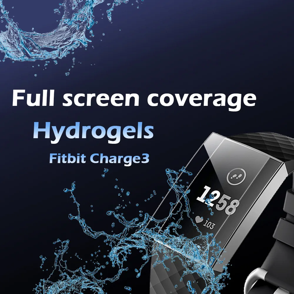 

3D Hydrogel Film Transparent Screen Protection Film For Fitbit Charge 3 Watachband Sporting Goods Accessories drop shopping