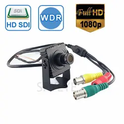 Мини HD SDI 1080 P видеонаблюдения Видеокамера 2.1MP CMOS Full HD 1080 P дешевые мини-камер Hd SDI С 3Mp Корея объектив