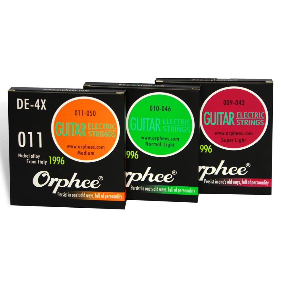 Orphee Professional DE Series 009-042010-046011-050, Струны для электрогитары из итальянского никелевого сплава
