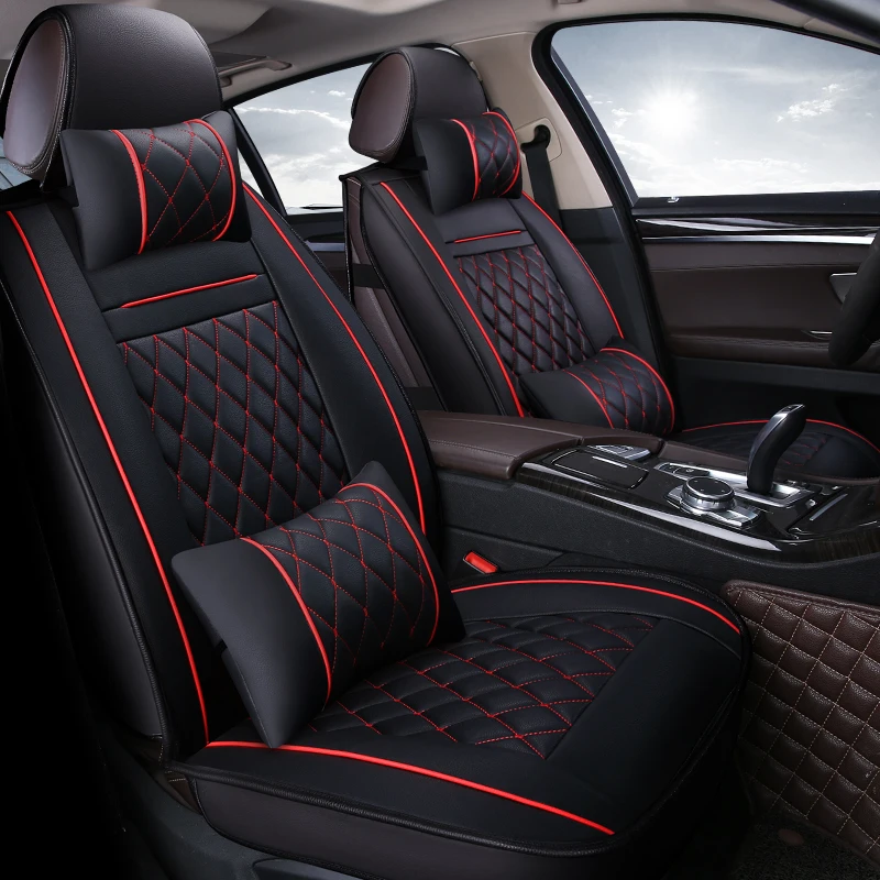 Black Grey Racing Car Seat Covers Cover Set For Dacia Sandero Stepway 2014 On