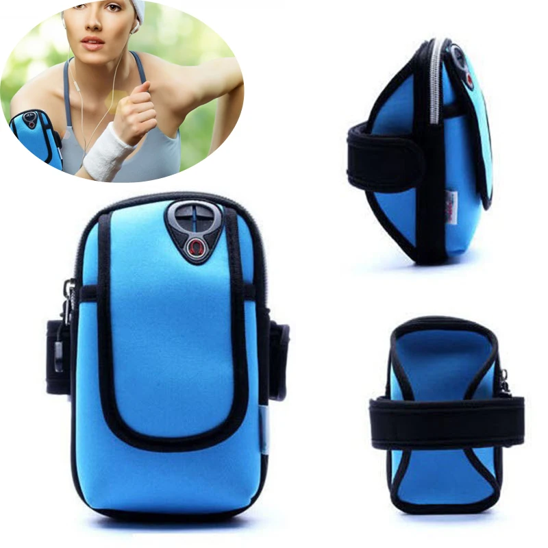 Goedkoop Mode Brassard Sport Running Jogging Gym Armband Arm Band Zakken Brazalete Deportivo Voor iPhone 5 5 s 6 6 s 7 Plus X Telefoon Gevallen