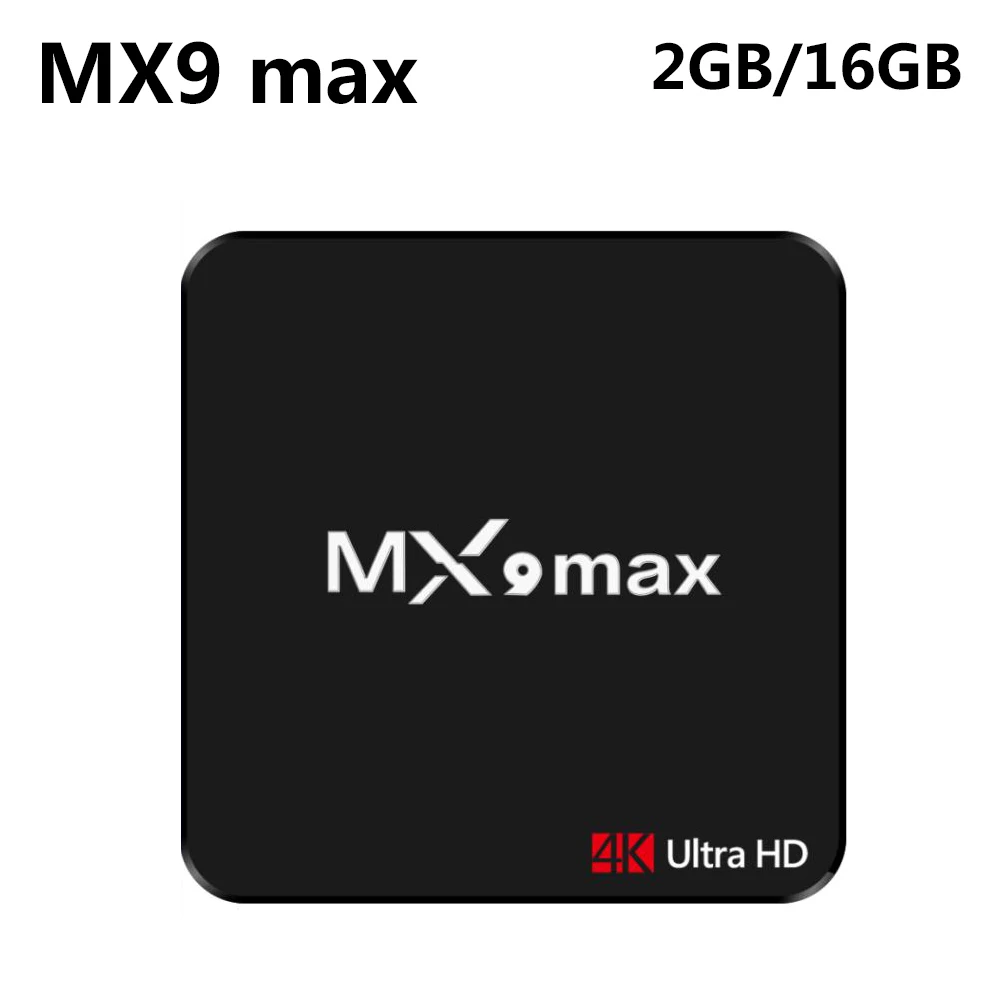

MX9 Max RK3328 Quad Core Smart TV Box Android 8.1 2GB DDR3 16GB ROM 2.4GHz WIFI 4K HD Media Player USB 3.0 Set Top Box PK Z28