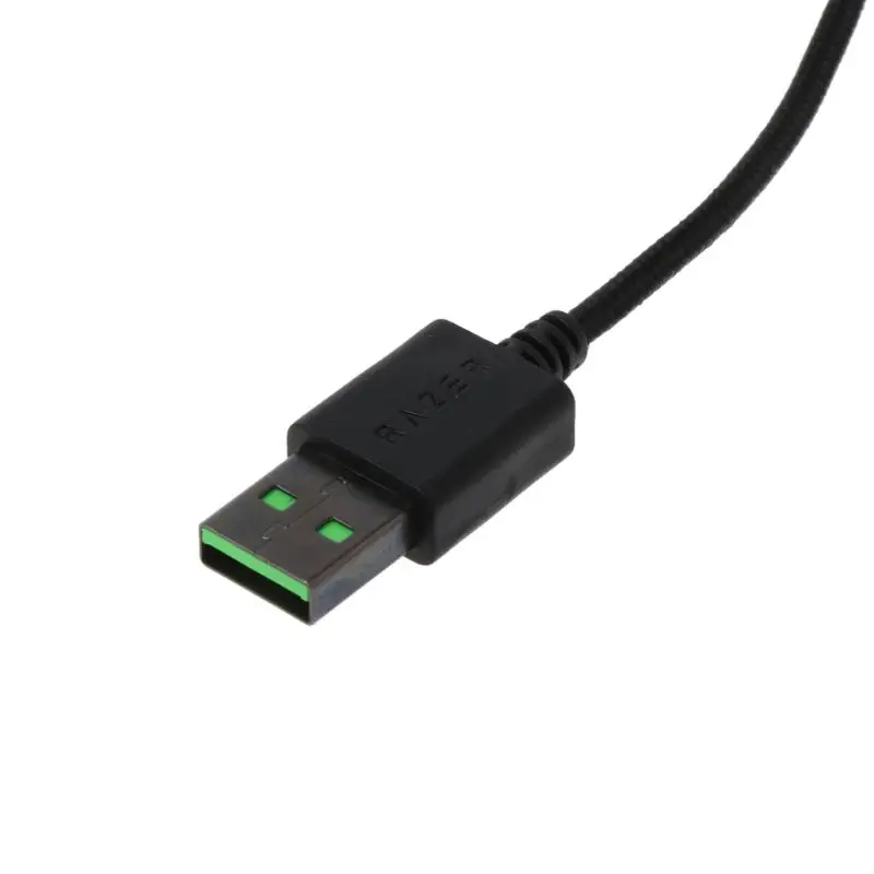 Прочный нейлоновая плетеная линия USB кабель для мыши Замена провода для razer DeathAdder Elite Проводная игровая мышь