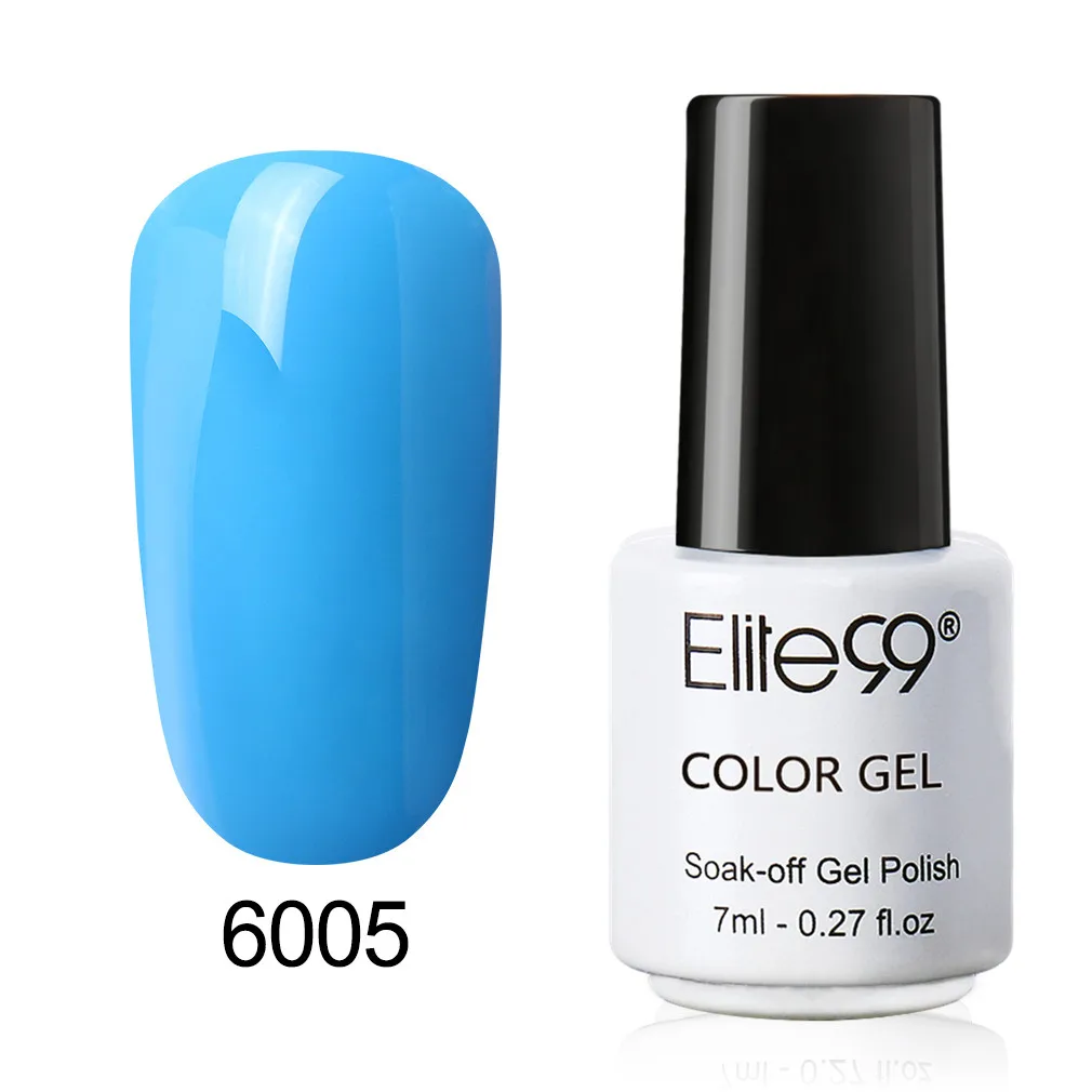 Elite99 7 мл 3 в 1 УФ-гель замочить от УФ-гель для ногтей one step для ногтей без необходимы вещи наивысшего Базовое покрытие для ногтей, с изображением, семиперманентный - Цвет: YBJ6005