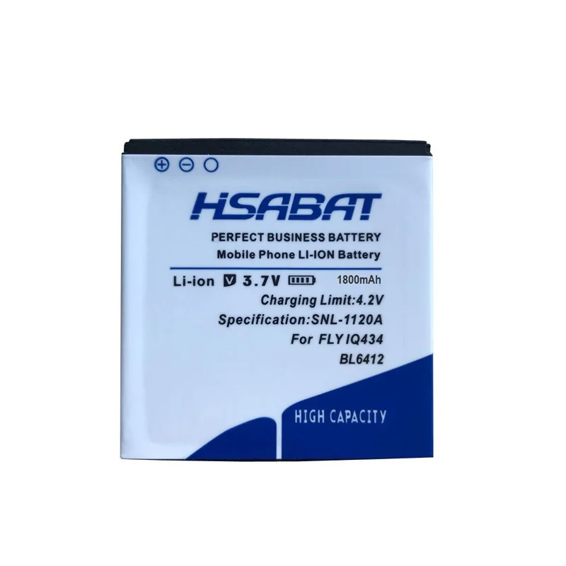 HSABAT Новые 1800mAh BL6412 высококачественные Аккумуляторы для мобильных телефонов Fly IQ434