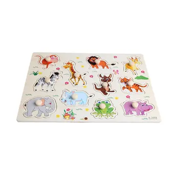 

Children Wooden Animal Jigsaw Toys Educational Kids Puzzles Toy Jigsaw Puzzle Baby Toy Child Early Training Game Wooden Puzzle