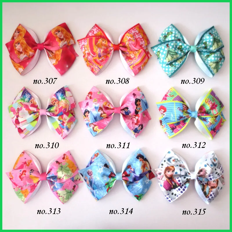 200 BLESSING Good Girl Boutique 2/" Double Bowknot Hair Bow Clip Accessories