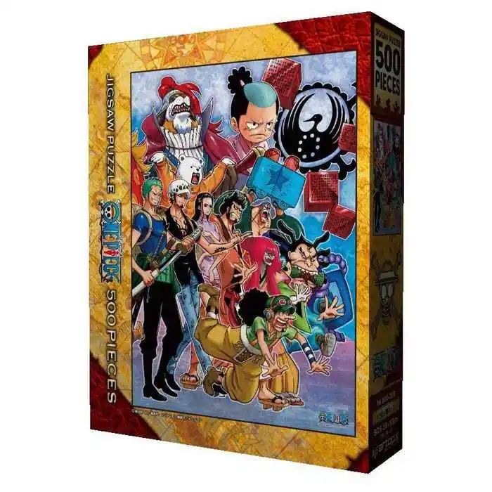 

Original Japan import 500 pieces ONE PIECE Jigsaw puzzle finish size 53*38cm Children Puzzle Toy Gift