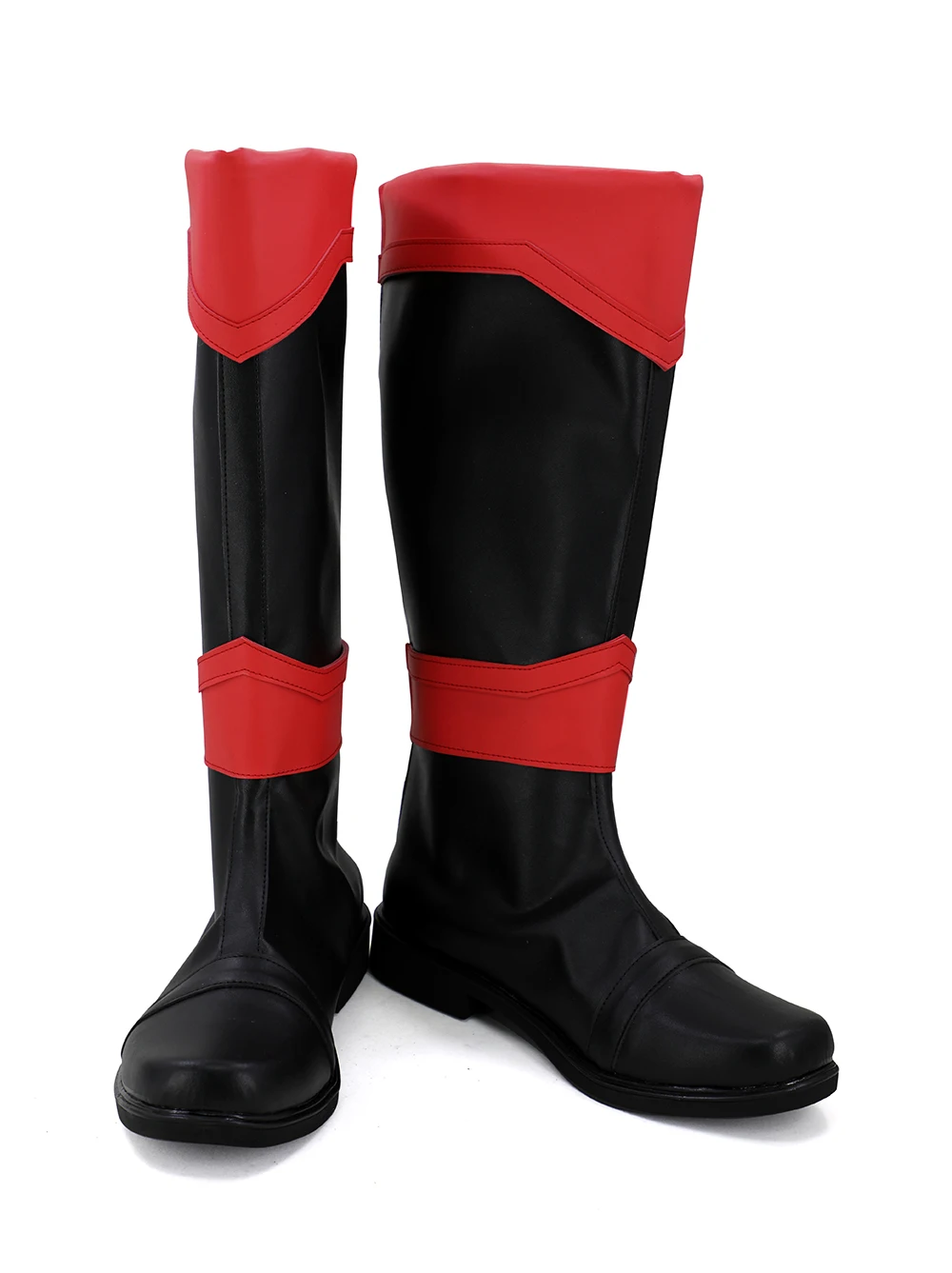 The Red Sentai Ranger Cosplay Boots Shoes (2)