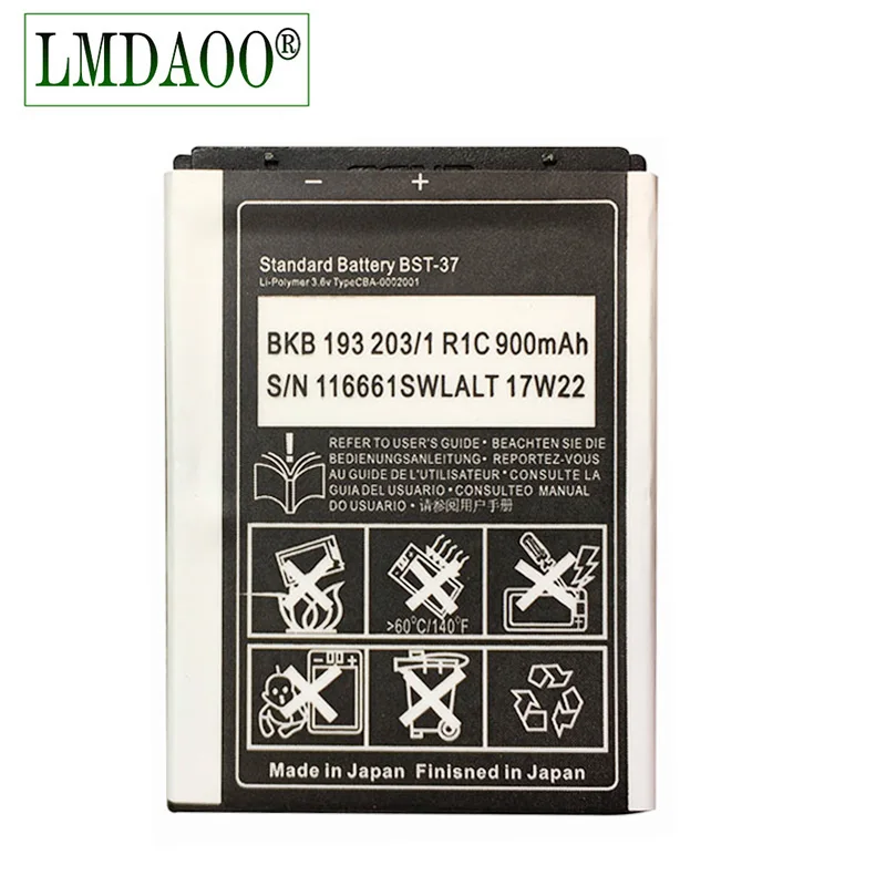 BST37 BST 37 BST-37 Перезаряжаемые телефон Батарея для sony Ericsson J100i K200i K750 D750i T280i V600 K610i W700