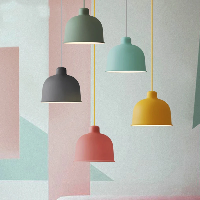 

Color Simplicity and modernity pendant lamp lights chandelier lighting led hanglamp loft decor lamps light fixtures Living room