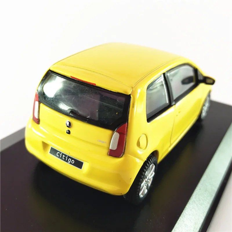 Abrex 1/43 масштабная модель автомобиля игрушки Skoda Citigo литая металлическая модель автомобиля игрушка для подарка, детей, коллекции, украшения