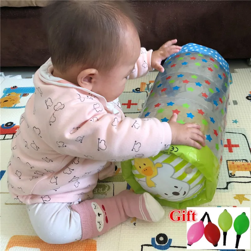 

Baby Infant Inflatable Roller 6P Material Baby Toddler Toys Auxiliary Learning Crawling Trainer Practice Climbing Toy WG112