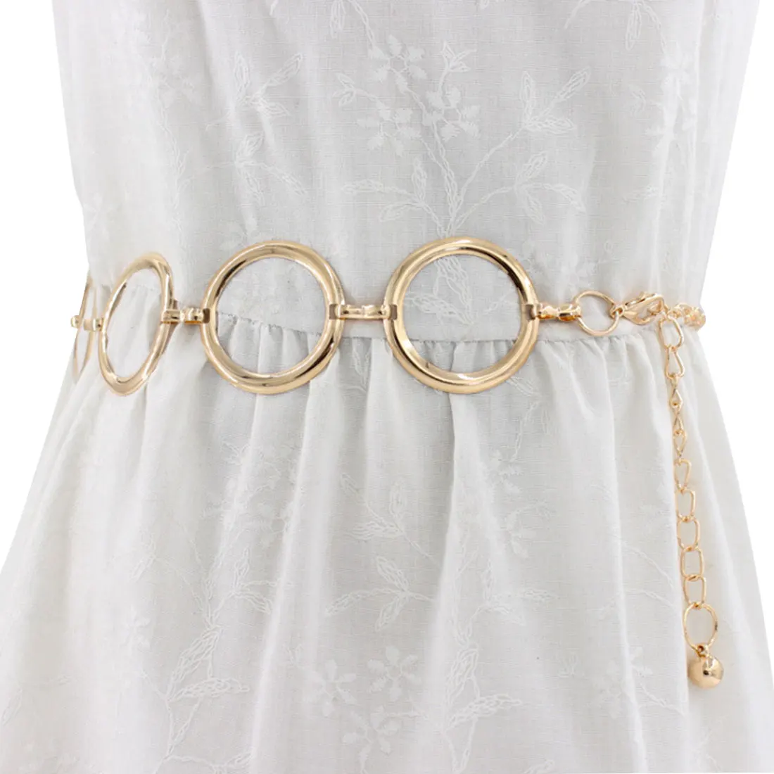 Новые модные женские ремни-цепи из сплава металла в винтажном стиле Ceinture Femme Золотое кольцо для женщин pasek damski цепь для тела