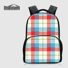 Dispalang модные школы backapck для подростков женские дорожные Sacs à Bandoulière плед печати Mochilas Холст Bookbags для Meninas rugzak
