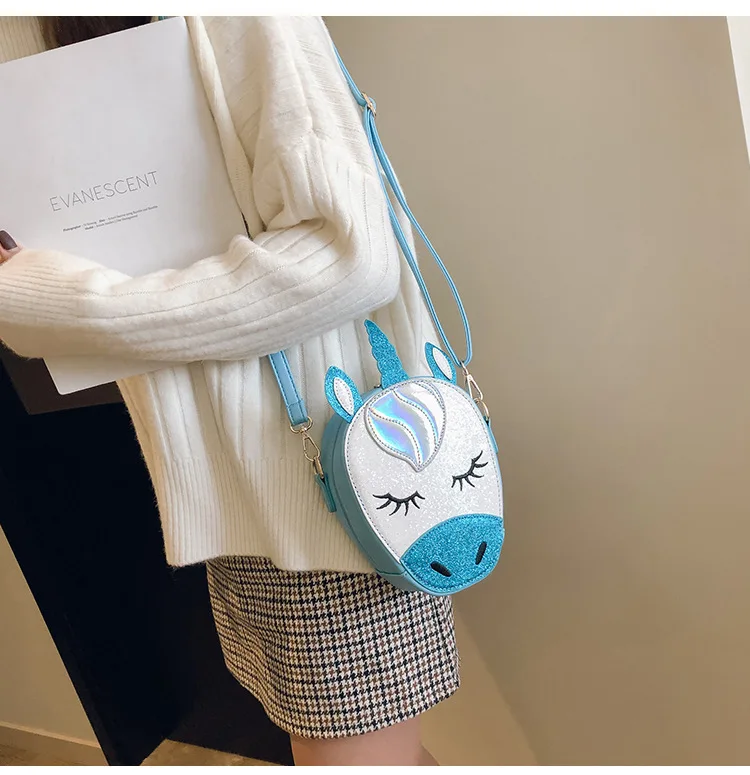 Sequins Unicorn Shoulder Bag For Girls -Unicorn Fashion HTB1EccJatfvK1RjSszhq6AcGFXah