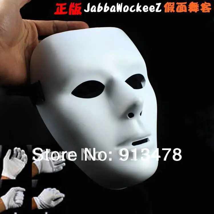 Хип хоп маска ХИП ХОП Jabbawockeez белые мужские и женские маски Улица Шаг Танец