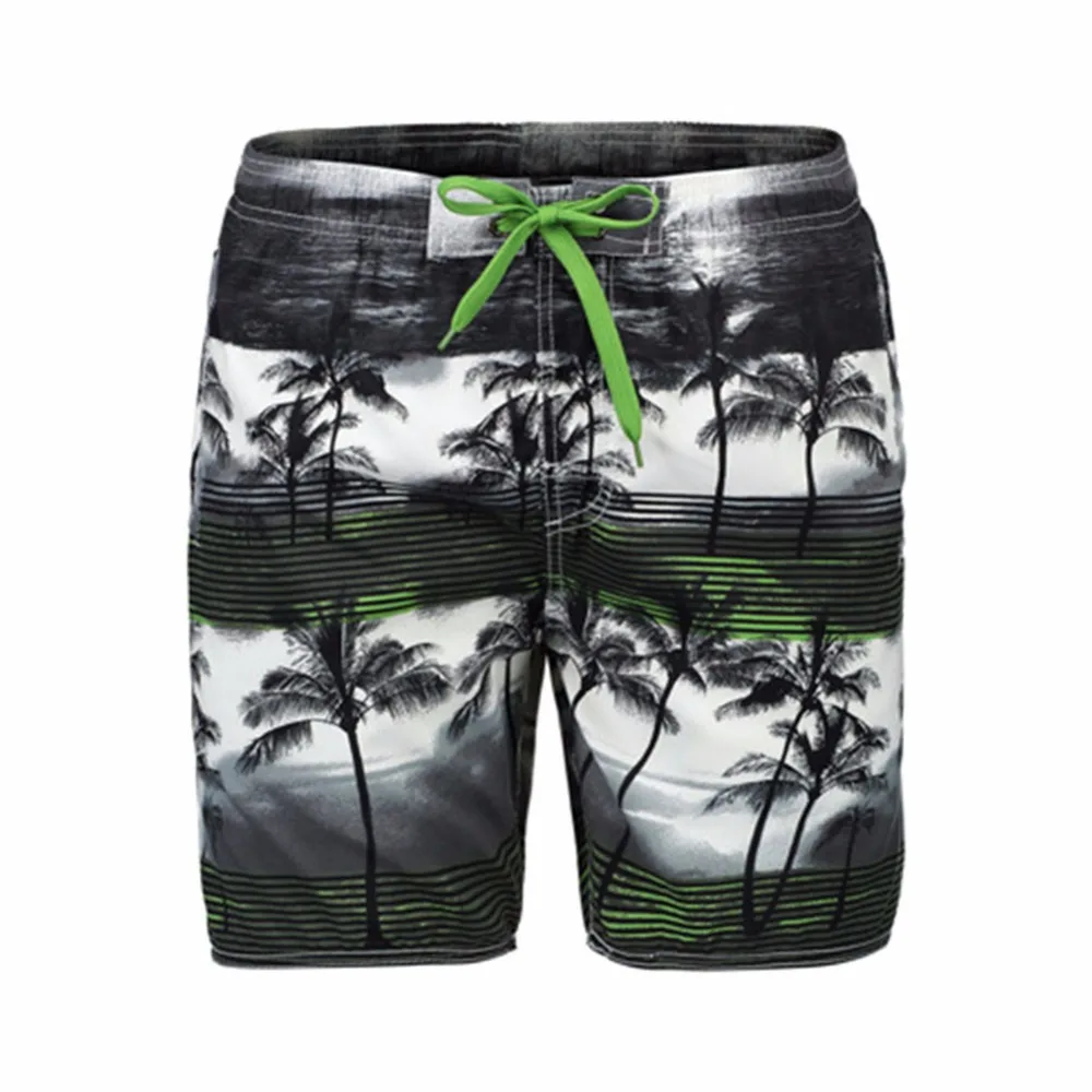 Мужские шорты брендовая летняя повседневная одежда треники кокосовые деревья купальники мужские бордшорты удобные карго шорты Размер 5XL
