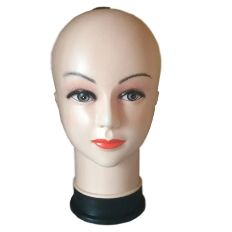 

Women's Mannequin Head Hat Display Wig Torso PVC training head model head model femal head model