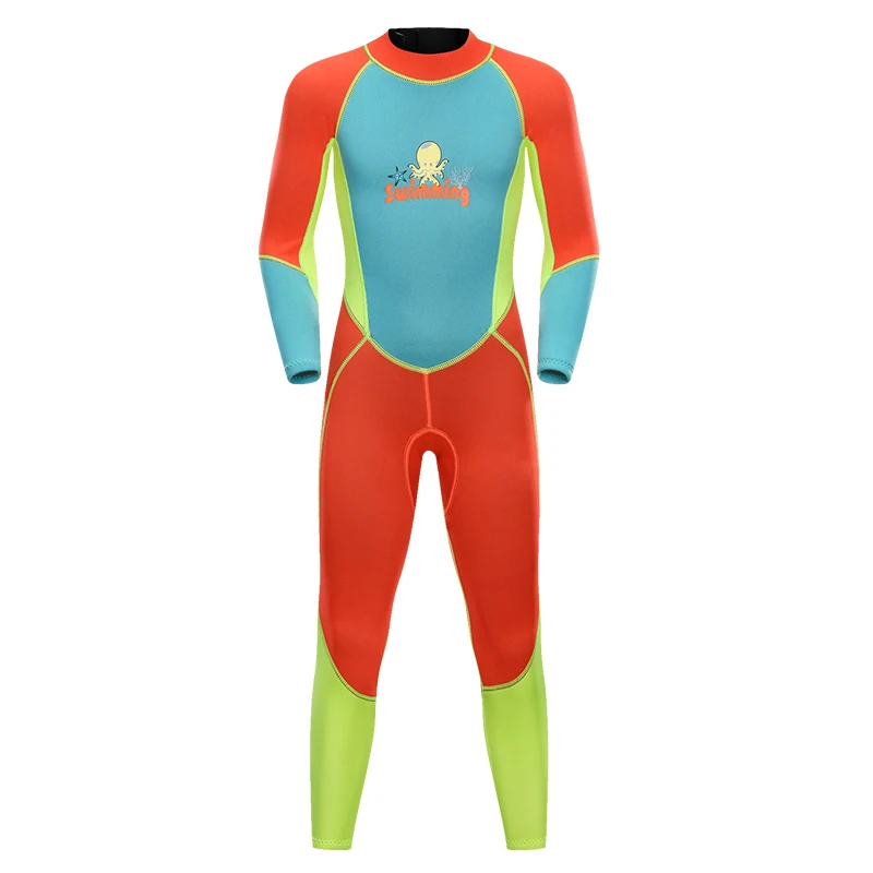 SBART, неопрен Костюм Гидрокостюмы Детский Гидрокостюм 2 мм цельный костюм типа комбинезона водолазный костюм гидрокостюм для водного спорта и отдыха для подводной охоты, детский купальник с УФ-защитой
