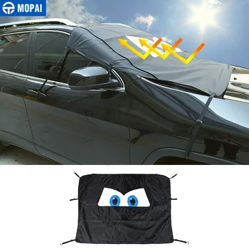 

MOPAI Car Universal Accessories Front Window Windshield Sunshade Anti Snow UV Rays Sun Visor Heat Cover for Jeep JK JL Series