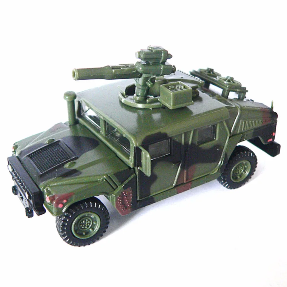 Diecast Metal Model toys 1/72 Die Cast Military HMM WV Truck Model for