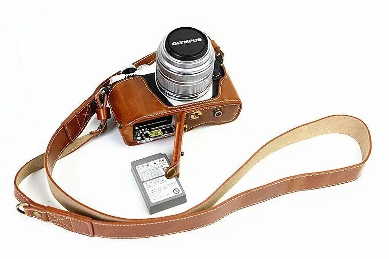 Чехол для камеры из искусственной кожи для Fujifilm XT20 XT10 Finepix X-T10 X-T20 чехол для камеры с отверстием для батареи+ ремешок