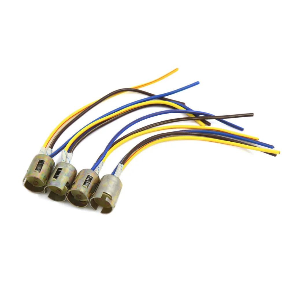2/3/4/6Pcs 3 Wires 1157 Bulb Socket Connector Brake Turn Signal Light Harness LED Lamp Adapter Extension Holder