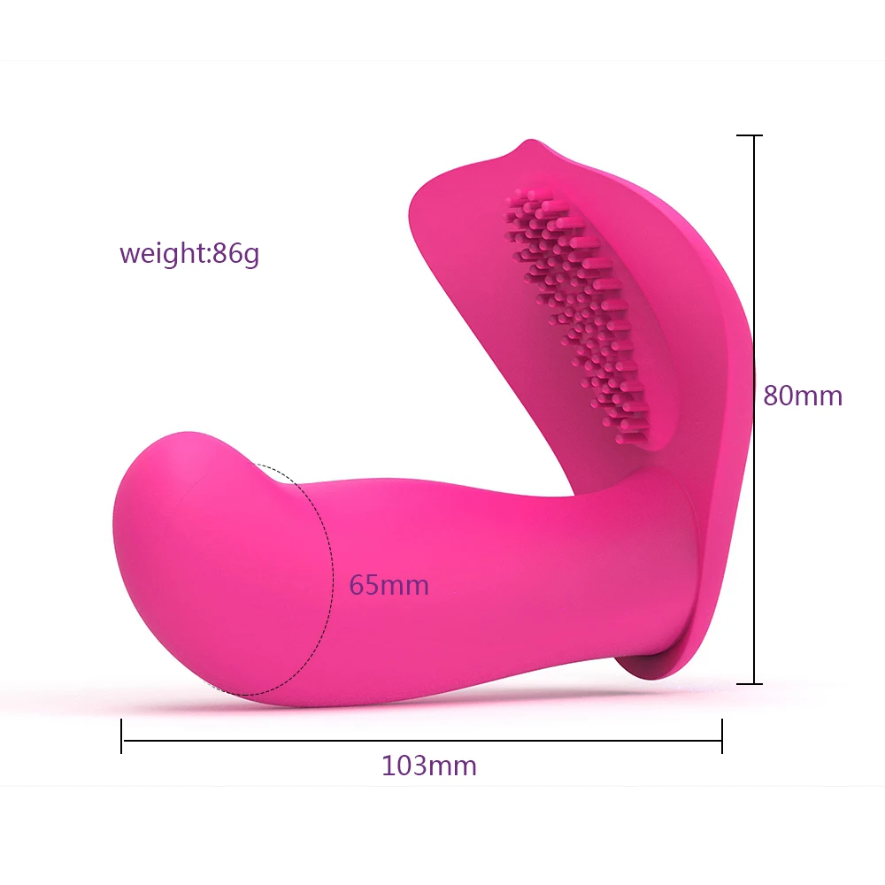 Waterproof Vibrator with Wireless Remote Control, 10 Speed Frequency Rechargeable Wireless Vibrator Sex Toys for Women