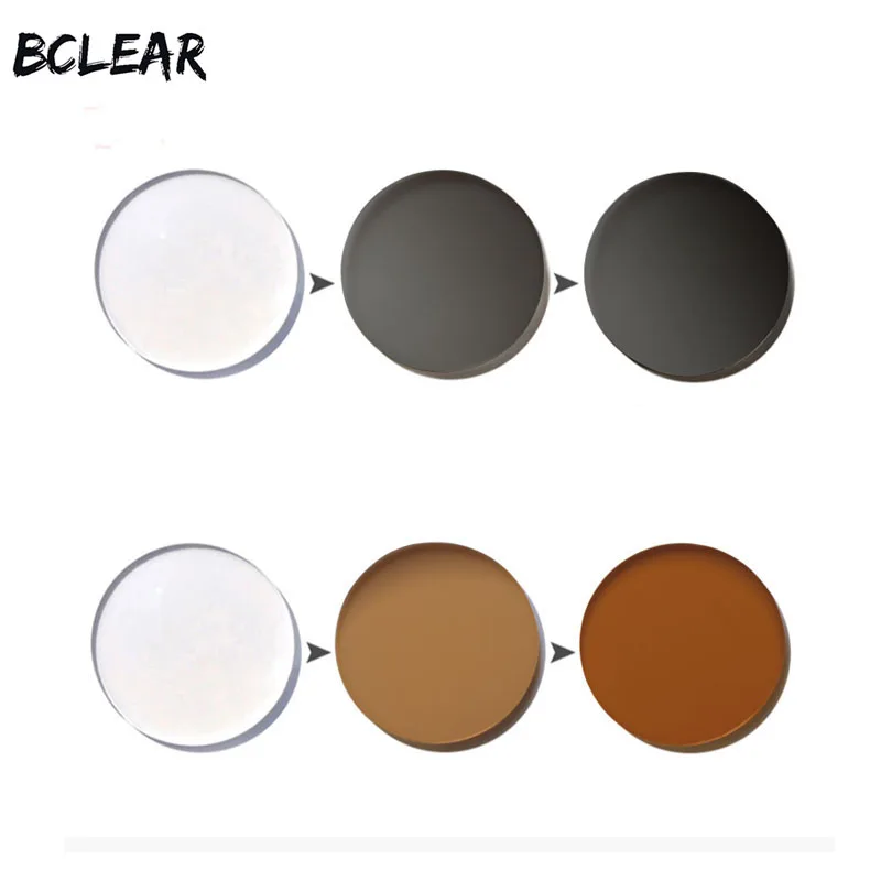 BCLEAR 1 67 с высоким индексом Асферические переходы фотохромные линзы солнце