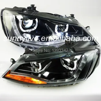 

For VW New Jetta MK6 / Sagitar LED Headlight 2012 year U Type