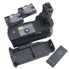 DSTE мульти-мощная Вертикальная Батарейная ручка для Canon EOS 5D Mark IV камера держатель рукоятки пульт дистанционного управления с 2 шт LP-E6 N
