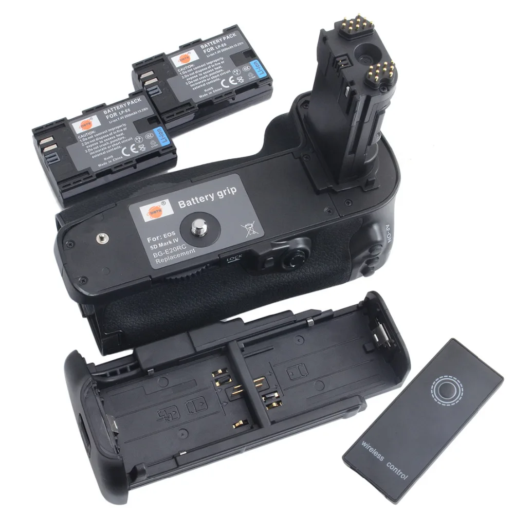 DSTE Multi Power Vertical Battery Grip for Canon EOS 5D Mark IV Camera