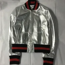 Фабрика Щепка Золотой Пояса из натуральной кожи куртка Для женщин кожаные пальто овчины куртка из натуральной кожи куртка для Для женщин осень