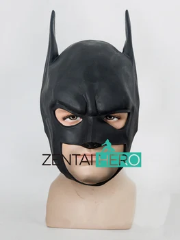 

Free Shipping Adult Batman Latex Full Mask The Dark Knight Rises Batman Hood MK503