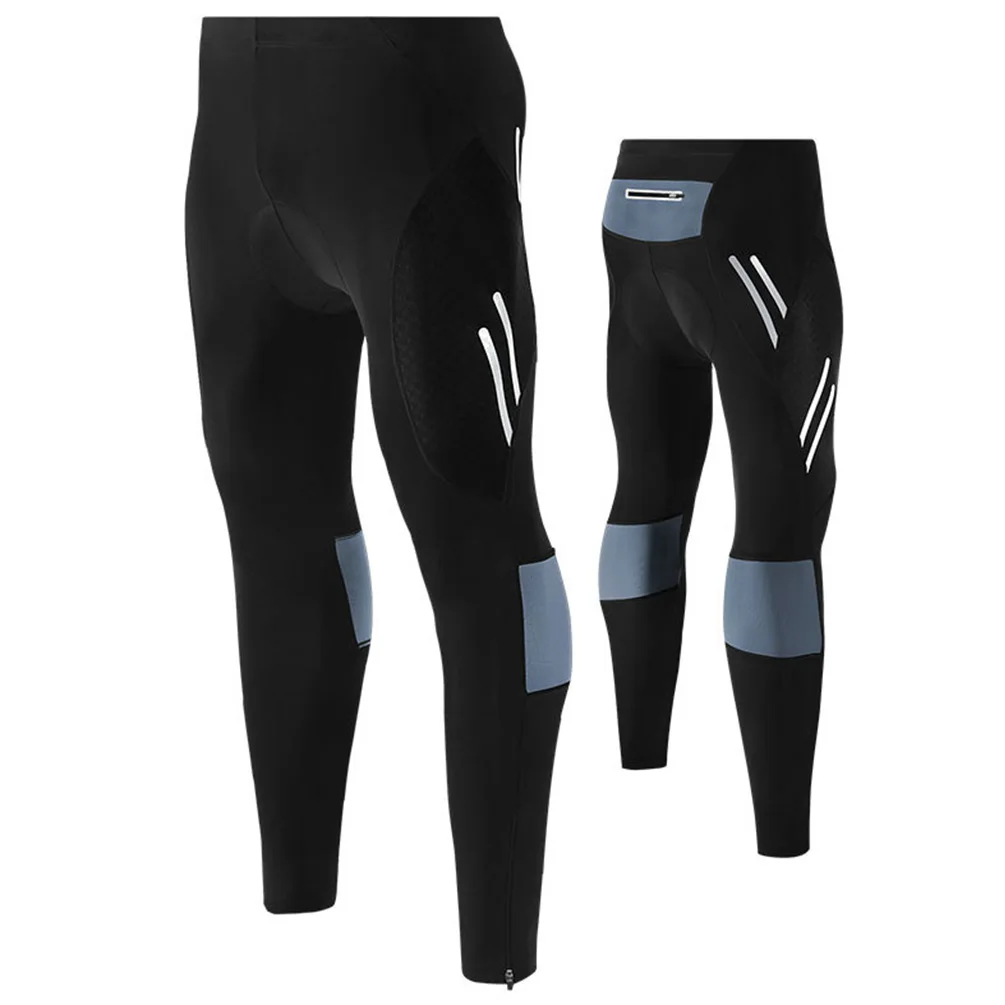 Men Long Johns Leggings Quick dry Compression Pants Soft Padded Long