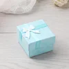 12 pieces Paper Ring Boxes With Bow Design For Earrings 1 dozen Jewelry Case for Valentine's Day Gift Wholesale Lots Bulk ► Photo 3/5