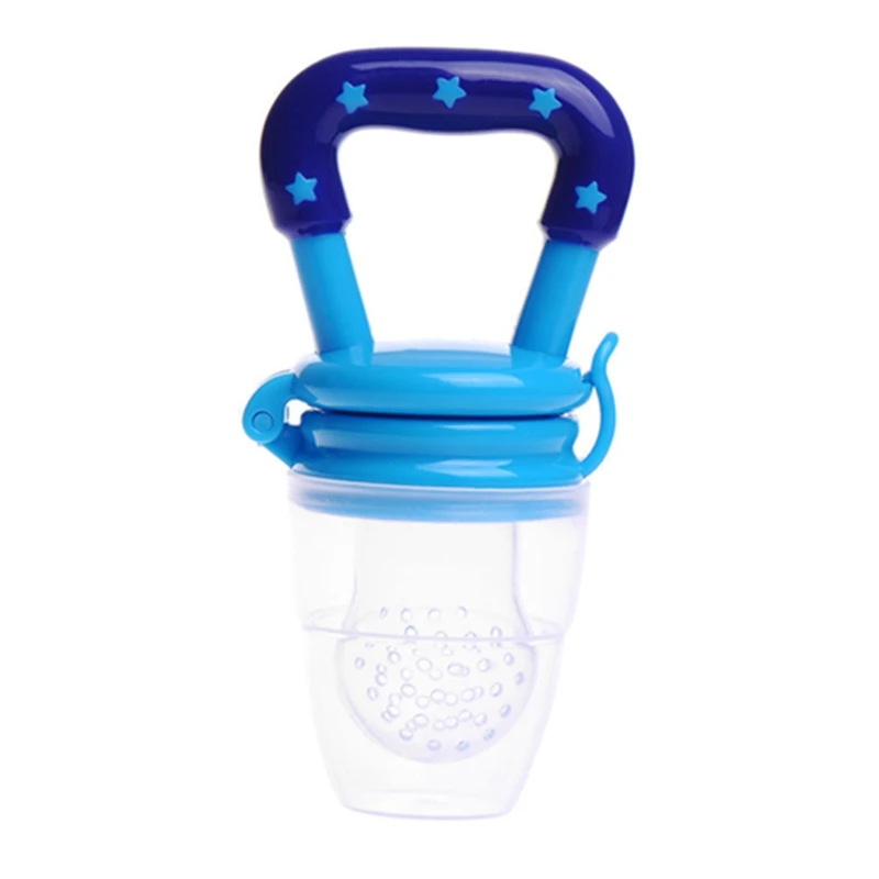 Детское питание, мягкая соска для кормления, безопасная силиконовая соска с 1 шт., инструмент для кормления, прорезыватель - Цвет: blue M