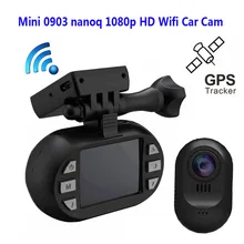 Бесплатная Доставка! Оригинал Мини 0903 nanoq 1080 P HD Wi-Fi Автомобилей Даш Cam Конденсатор 7 Г Ночного Видения NT96655 IMX322 GPS