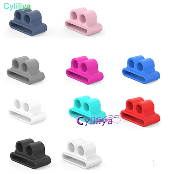 

100pcs Portable Anti-lost Silicone Holder EarPhone Case Accessory For Airpods Wireless Headset Work With Watch Band