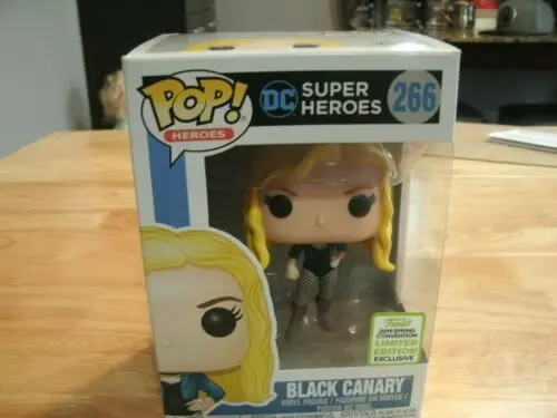 

2019 ECCC Exclusive Official Funko pop Heroes: BLACK CANARY Vinyl Action Figure Collectible Model Toy with Original Box