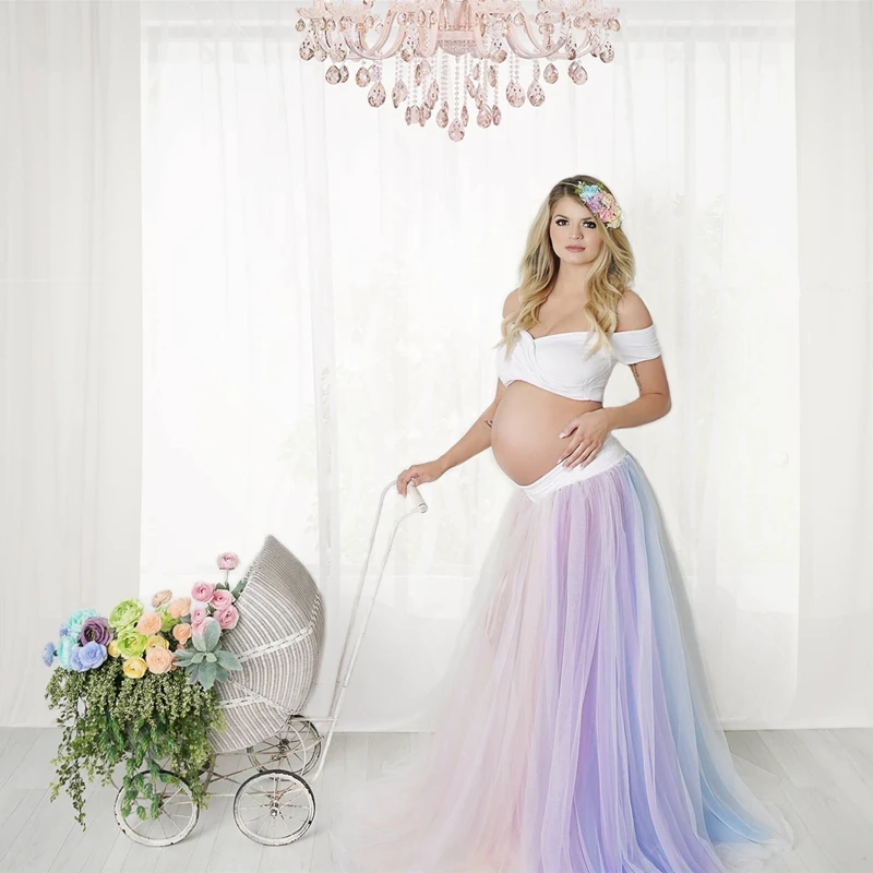 Tulle skirt maternity photo Clearance