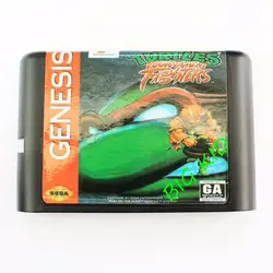 Черепахи турнирные Fighters 4 16 бит Sega MD карточная игра для Sega Mega Drive для Genesis