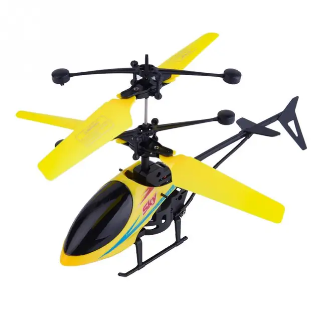 2Channel Rechargeable Hand Induction Helicopter Aircraft Model Toy High