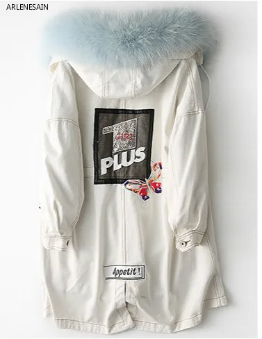 Sale Arlenesain custom New fox fur cowboys to overcome the coat in the long section women coat 1
